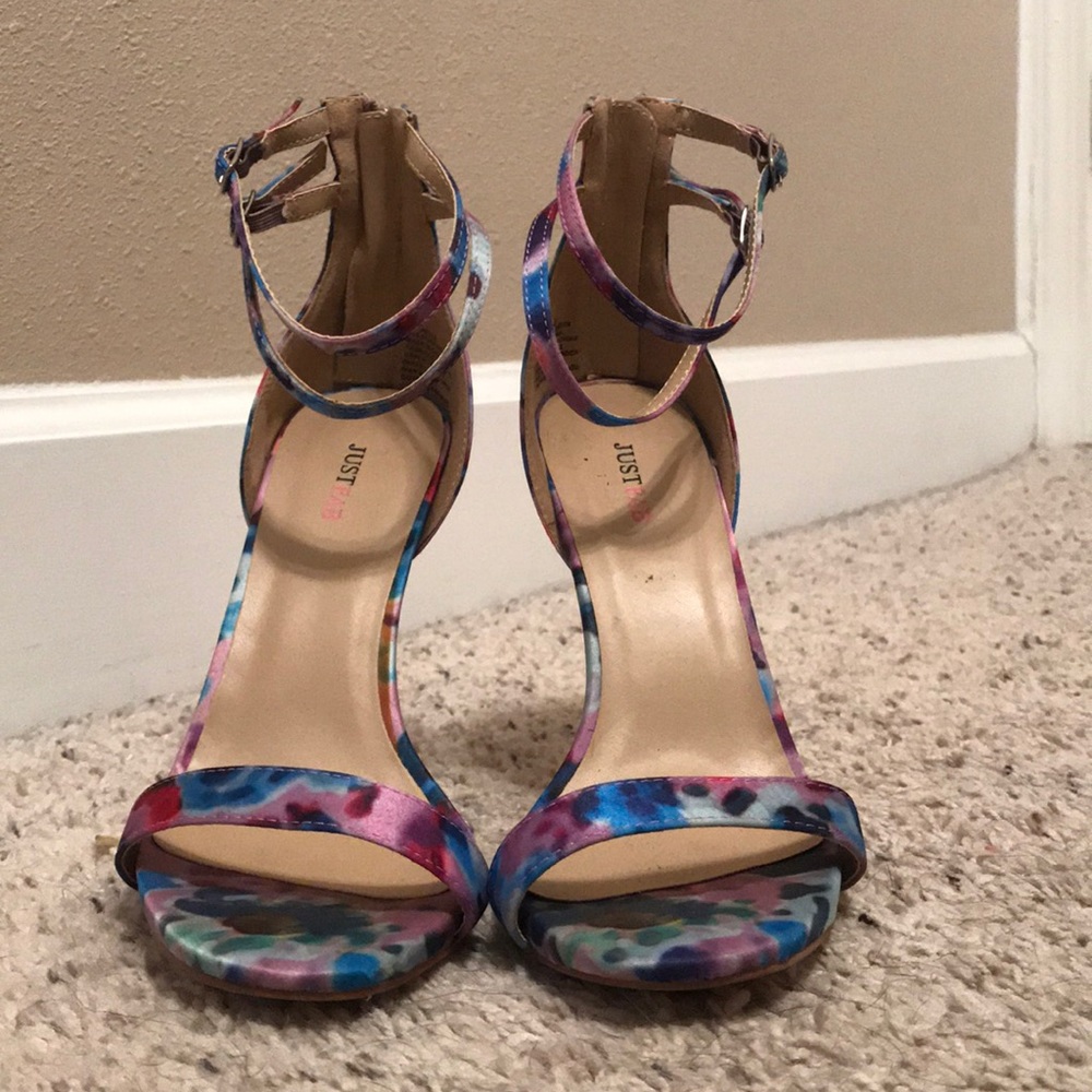 Floral JustFab heels